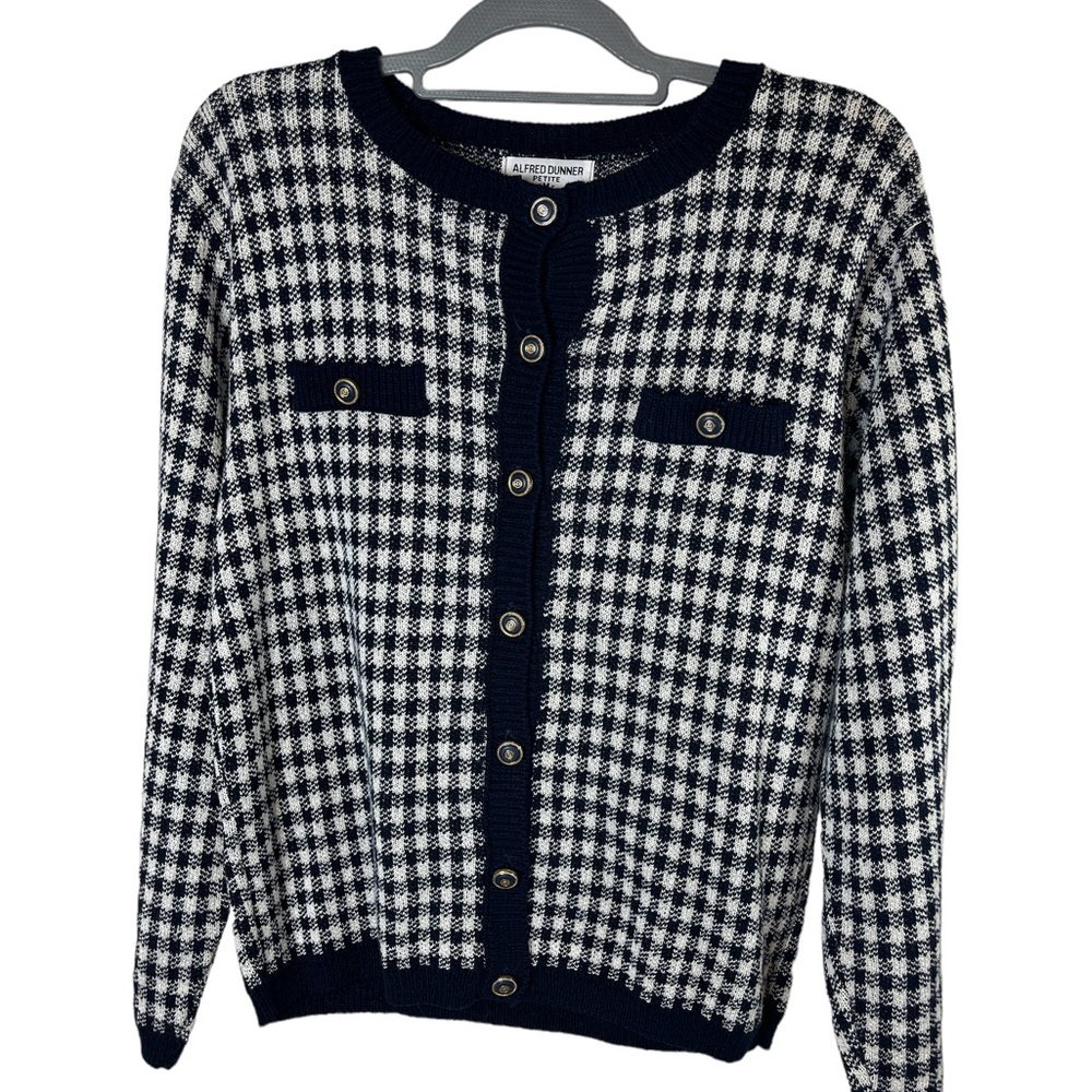Alfred Dunner‎ cardigan sweater medium petite